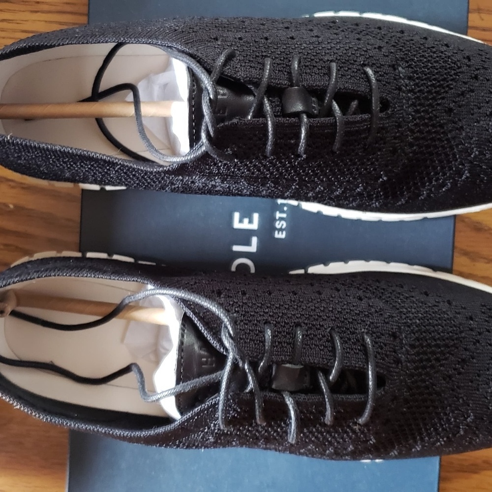 NIB Cole Haan Zerogrand Stitchlight Oxfords Black